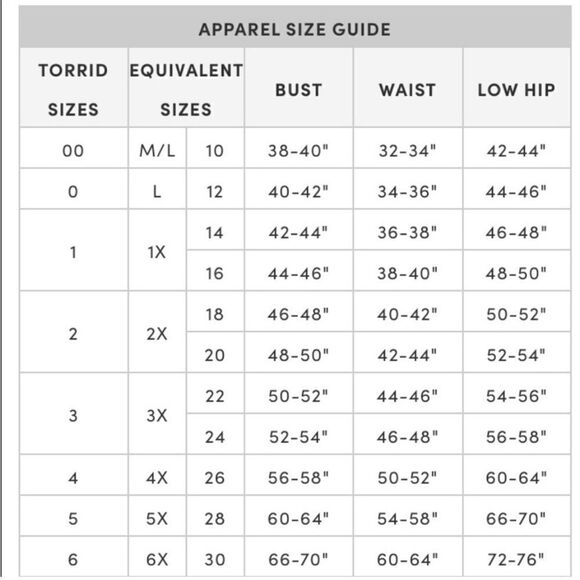 Torrid Sophie Challis Lattice Cami Top Size 1X NWT - Picture 7 of 7